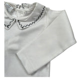 Seerose Body Manica Lunga Tinta Unita con Colletto per Neonata BDRS BIANCO SEEROSE 