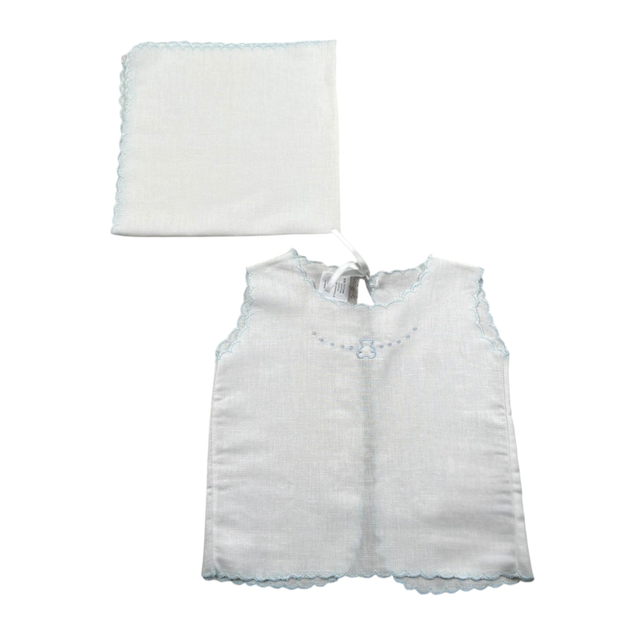 Seerose Set Camicia Della Fortuna-Copertina per Neonato SETNEE BIANCO/AZZURRO SEEROSE 