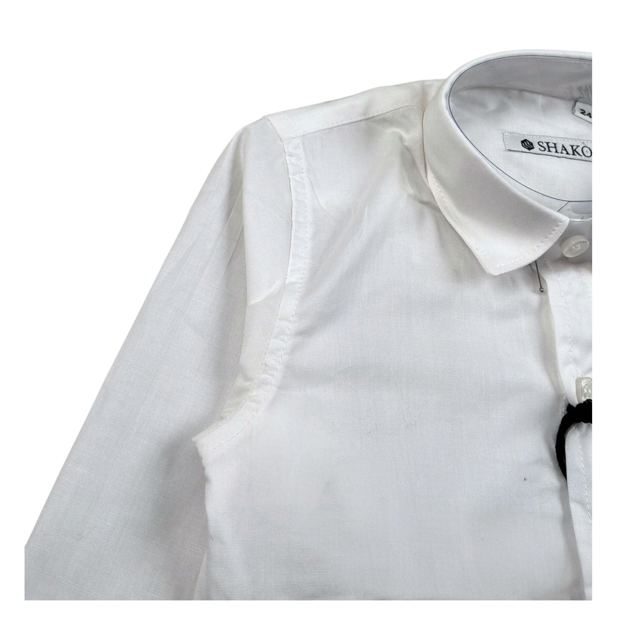 Shako' Camicia Manica Lunga Tinta Unita per Bambino CMSH1 PANNA SHAKO' 