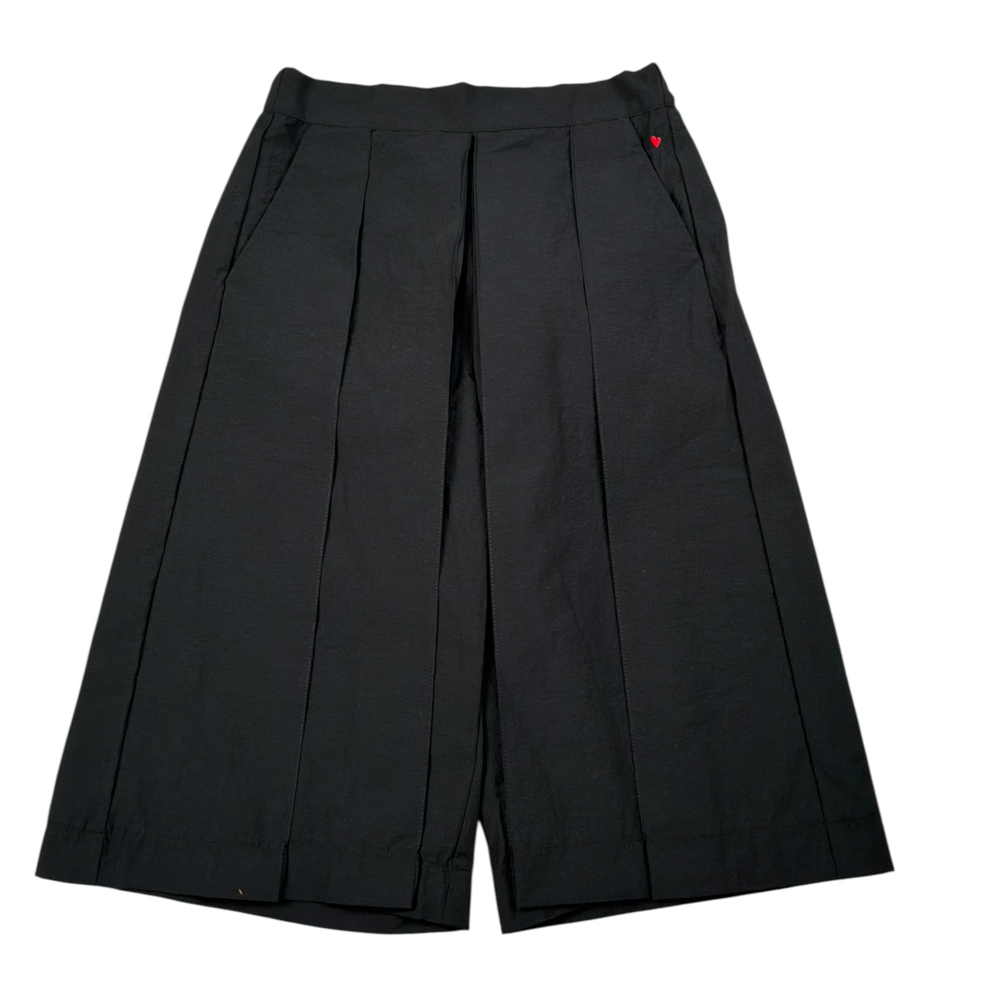 Simonetta Pantalone Tinta Unita Modello Palazzo per Bambina SW6A22 NERO SIMONETTA 