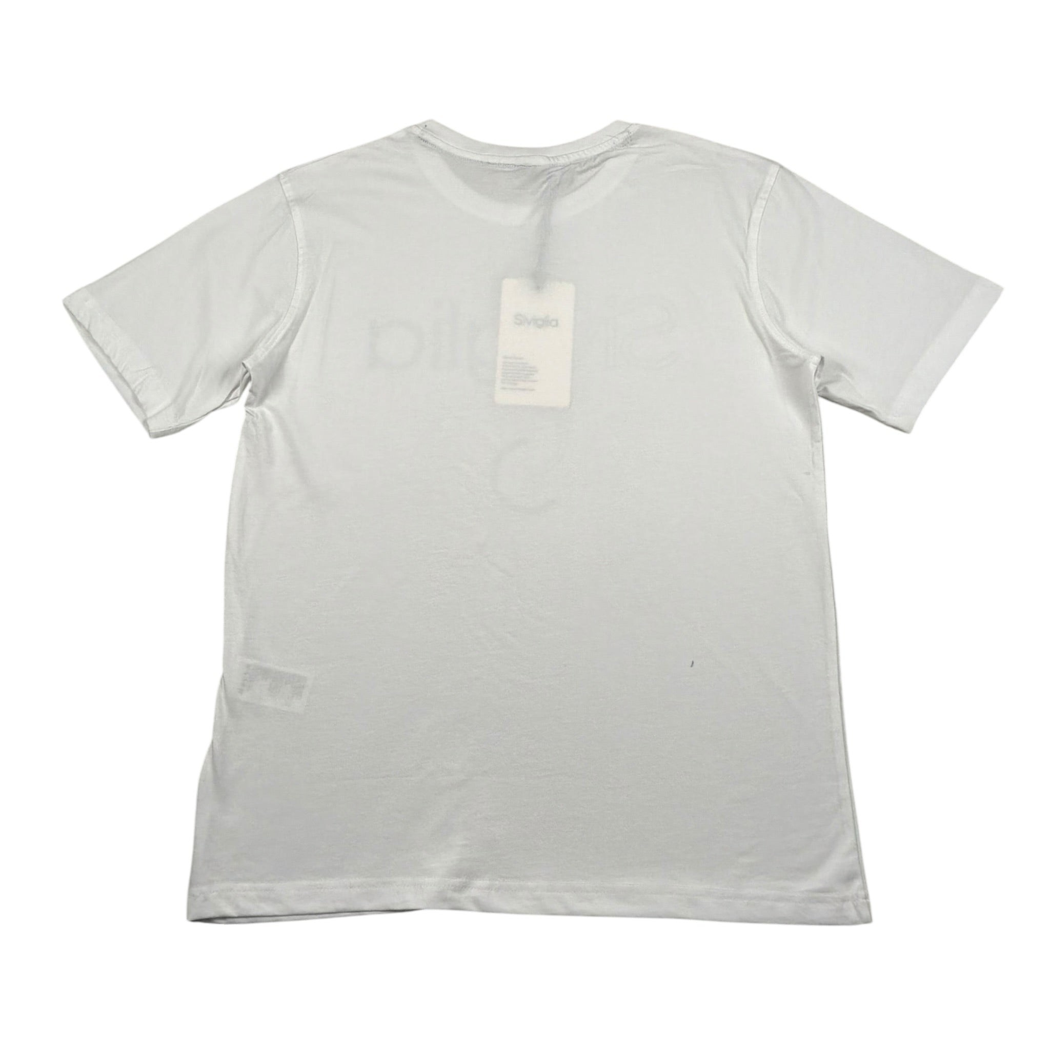 Siviglia T-Shirt Girocollo Tinta Unita con Stampa per Bambino SVJTS17026 BIANCO SIVIGLIA 