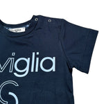 Siviglia T-Shirt Girocollo Tinta Unita con Stampa per Neonato SWVNTS17286 BLU SIVIGLIA 