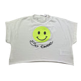 So Twee By Miss Grant T-Shirt Girocollo Tinta Unita con Brillantini per Bambina ST0067 BIANCO SO TWEE BY MISS GRANT 