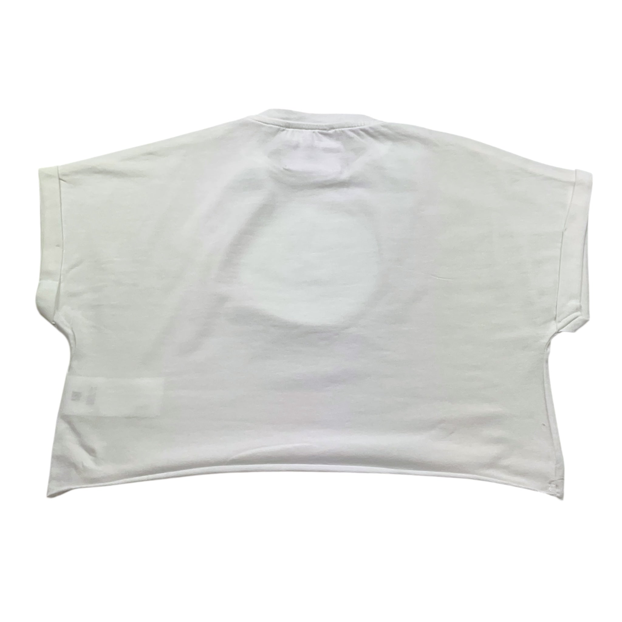 So Twee By Miss Grant T-Shirt Girocollo Tinta Unita con Brillantini per Bambina ST0067 BIANCO SO TWEE BY MISS GRANT 