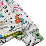 So Twee By Miss Grant Felpa Tinta Unita Girocollo con Stampa per Bambina ST0086 BIANCO SO TWEE BY MISS GRANT 