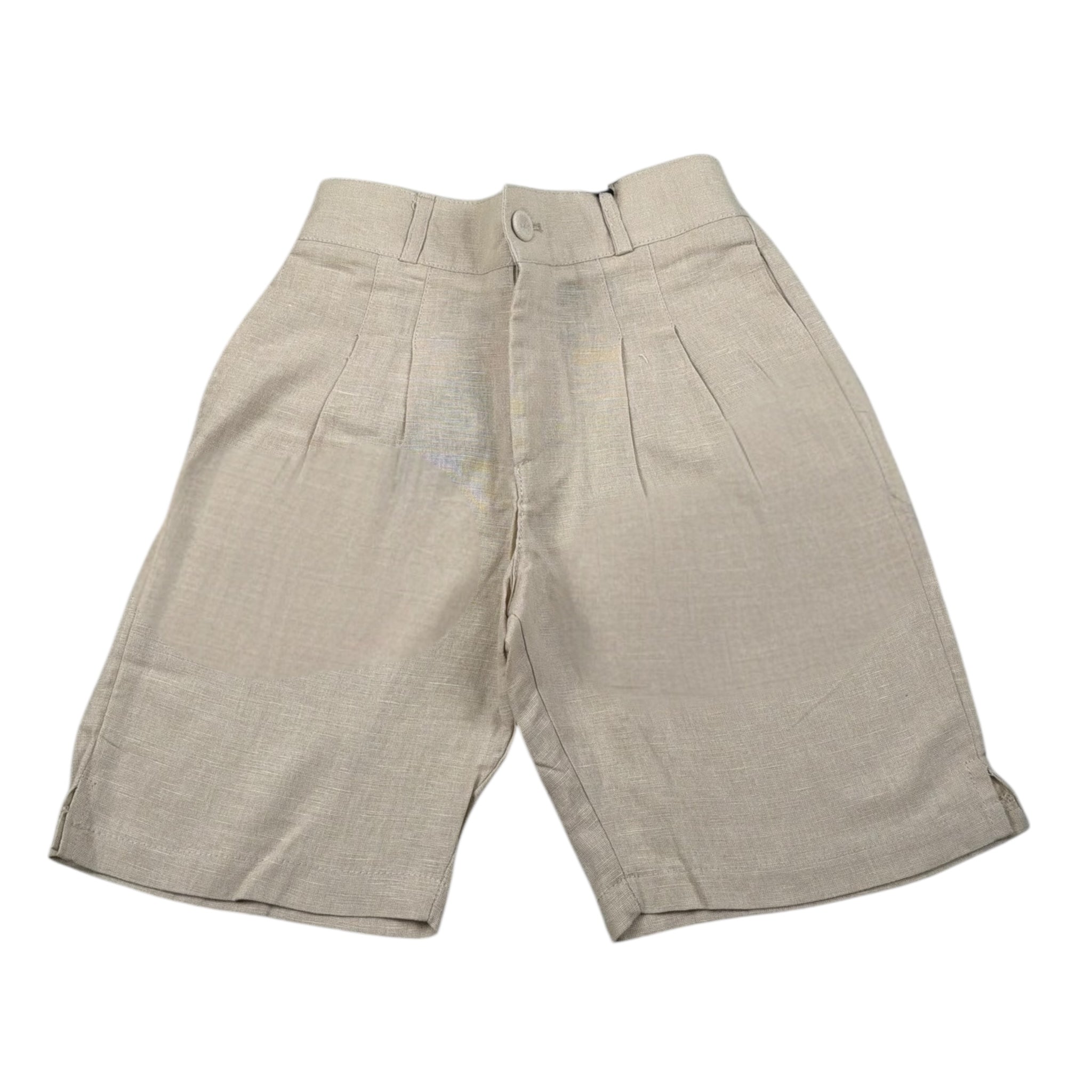Stay Street Bermuda Tinta Unita con Elastico In Vita per Bambino 8084 BEIGE STAY STREET 