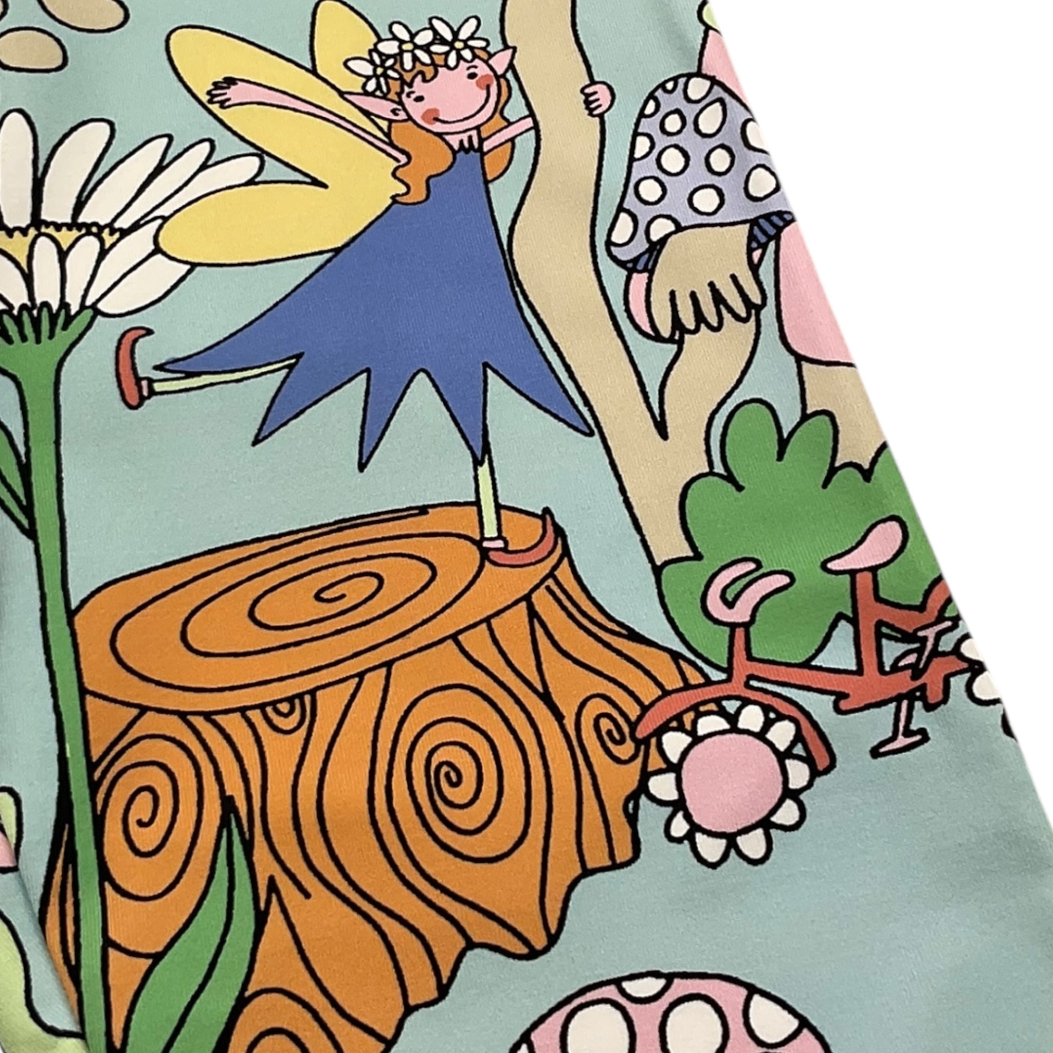 Stella Mccartney Leggins Tinta Unita con Stampa per Neonata TW6A60N AZZURRO STELLA McCARTNEY 