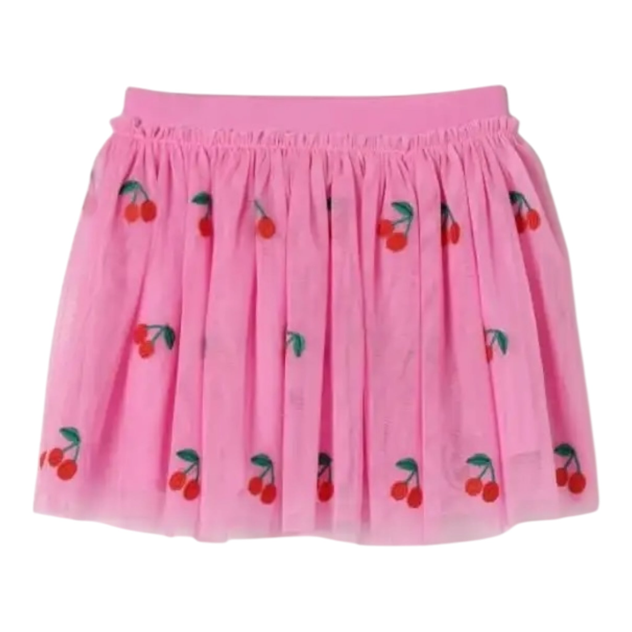 Stella Mccartney Gonna Tinta Unita con Stampa per Bambina TW7B01 ROSA STELLA McCARTNEY 