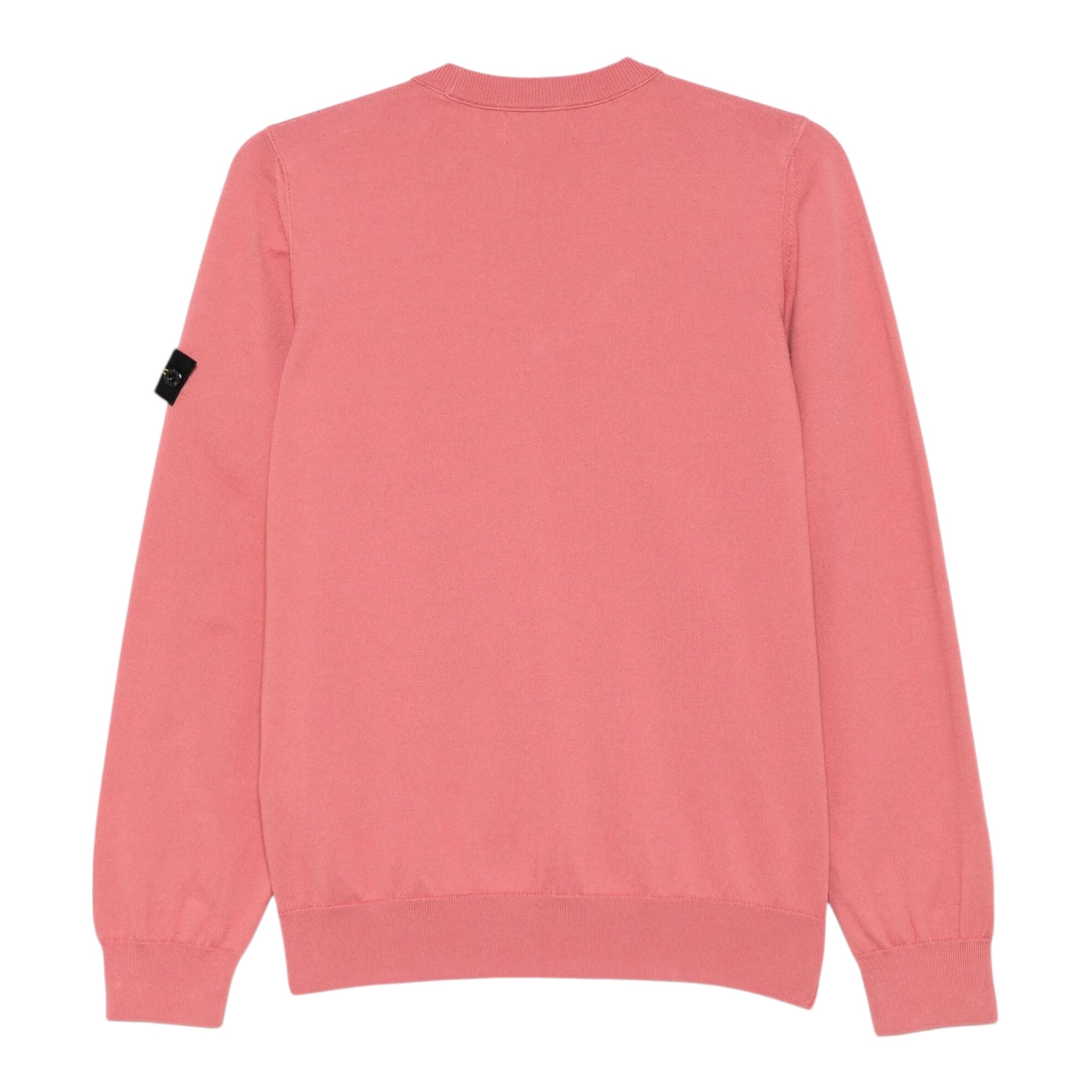 Stone Island Maglia Girocollo Tinta Unita con Logo per Bambino K1S165100001 CORALLO STONE ISLAND 