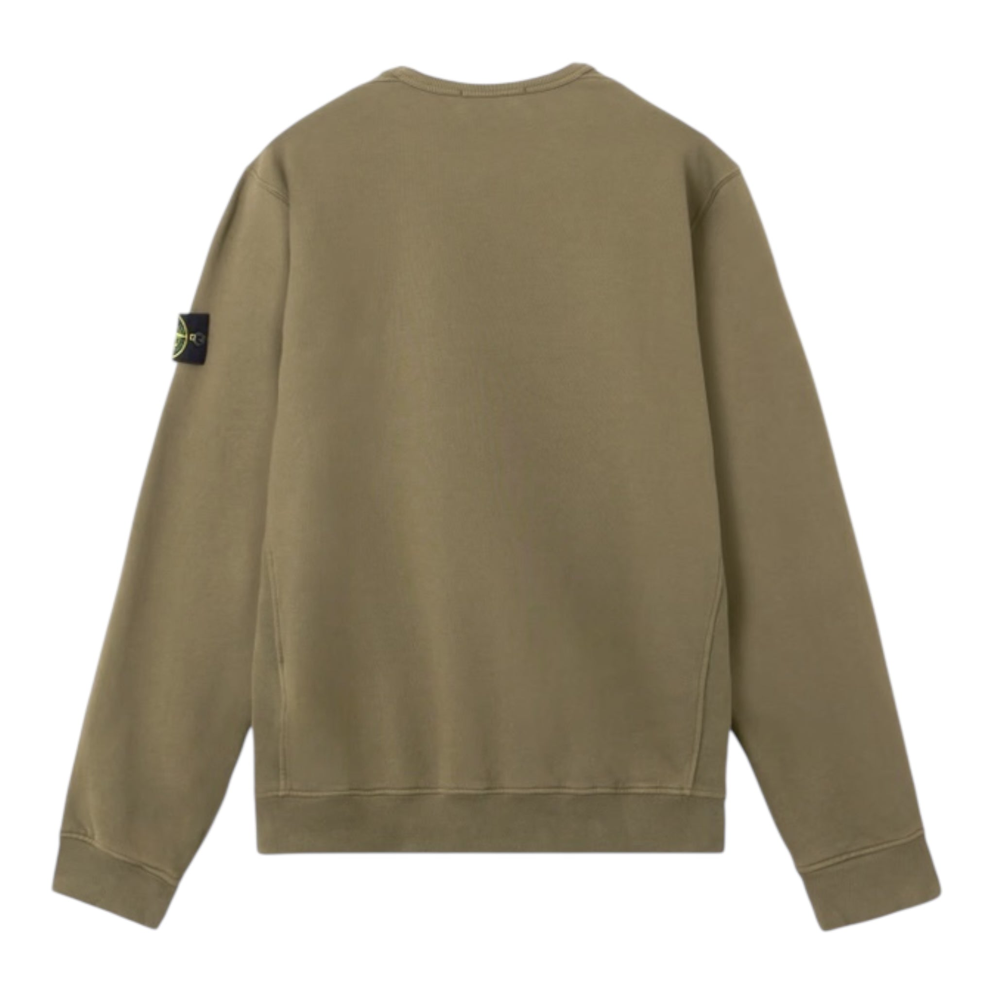 Stone Island Felpa Chiusa Girocollo Tinta Unita per Bambino K1S1661100011 VERDE STONE ISLAND 