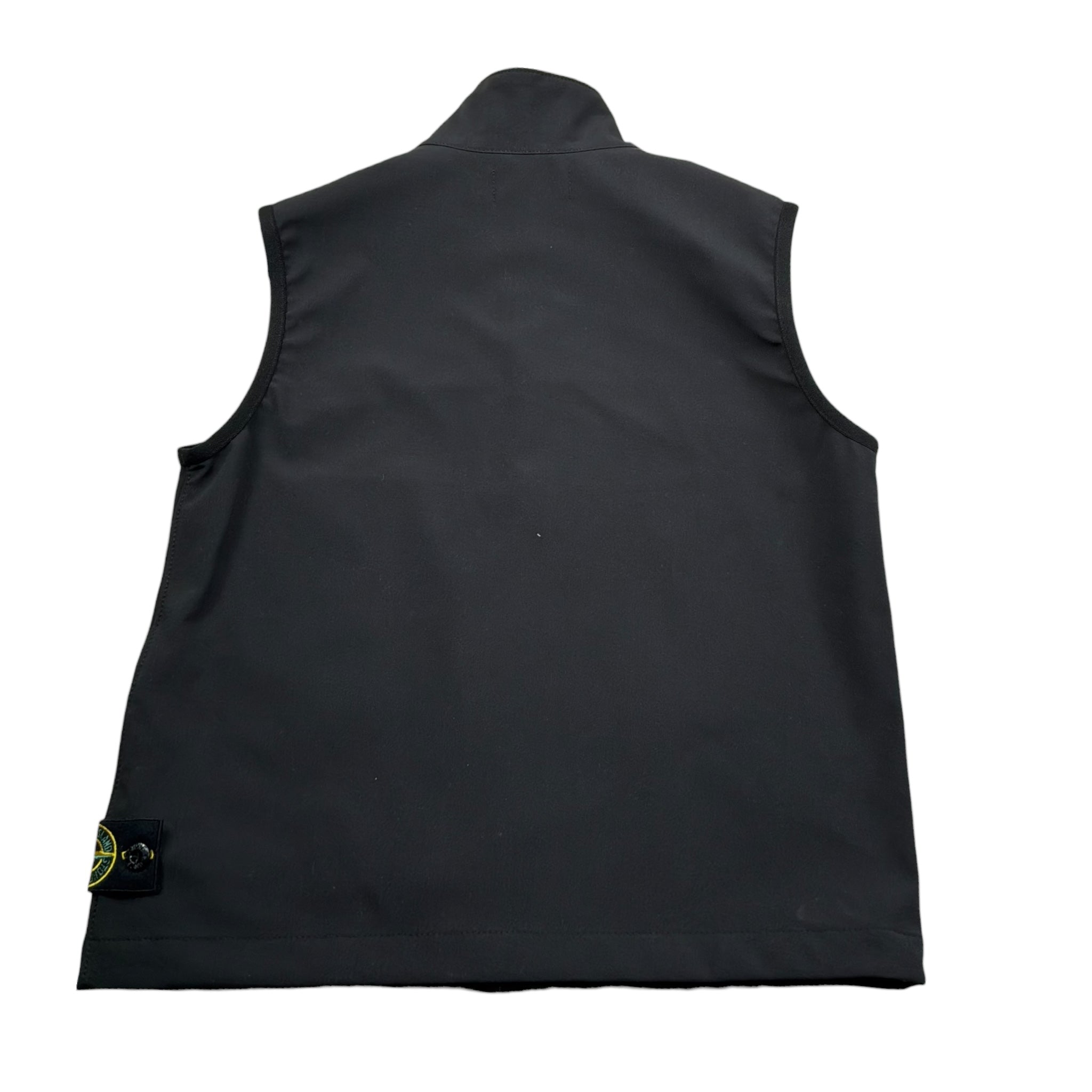 Stone Island Giubbino Smanicato Tinta Unita con Zip per Bambino K1S16G100001 NERO STONE ISLAND 