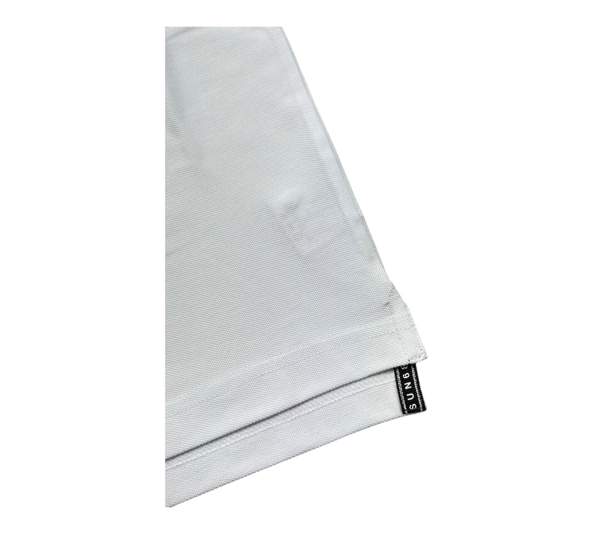 Sun68 Polo Mezza Manica Tinta Unita con Logo per Bambino A32314 BIANCO SUN68 