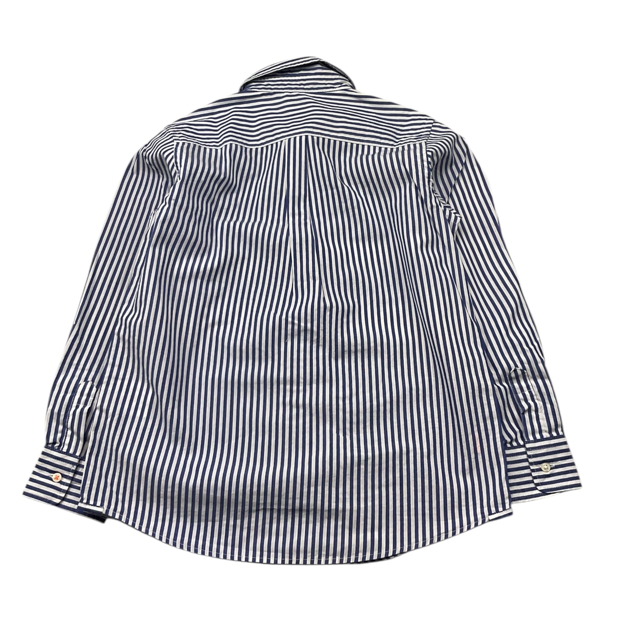 Sun68 Camicia Tinta Unita con Fantasia A Righe per Bambino CPB353033 BIANCO/BLU SUN68 