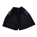 Syst Bermuda Tinta Unita con Elastico In Vita per Bambino BRB5002 NERO SYST 
