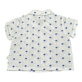Teddy E Minou Camicia Tinta Unita con Stampa per Neonato E25CI010C4025 BIANCO TEDDY E MINOU 