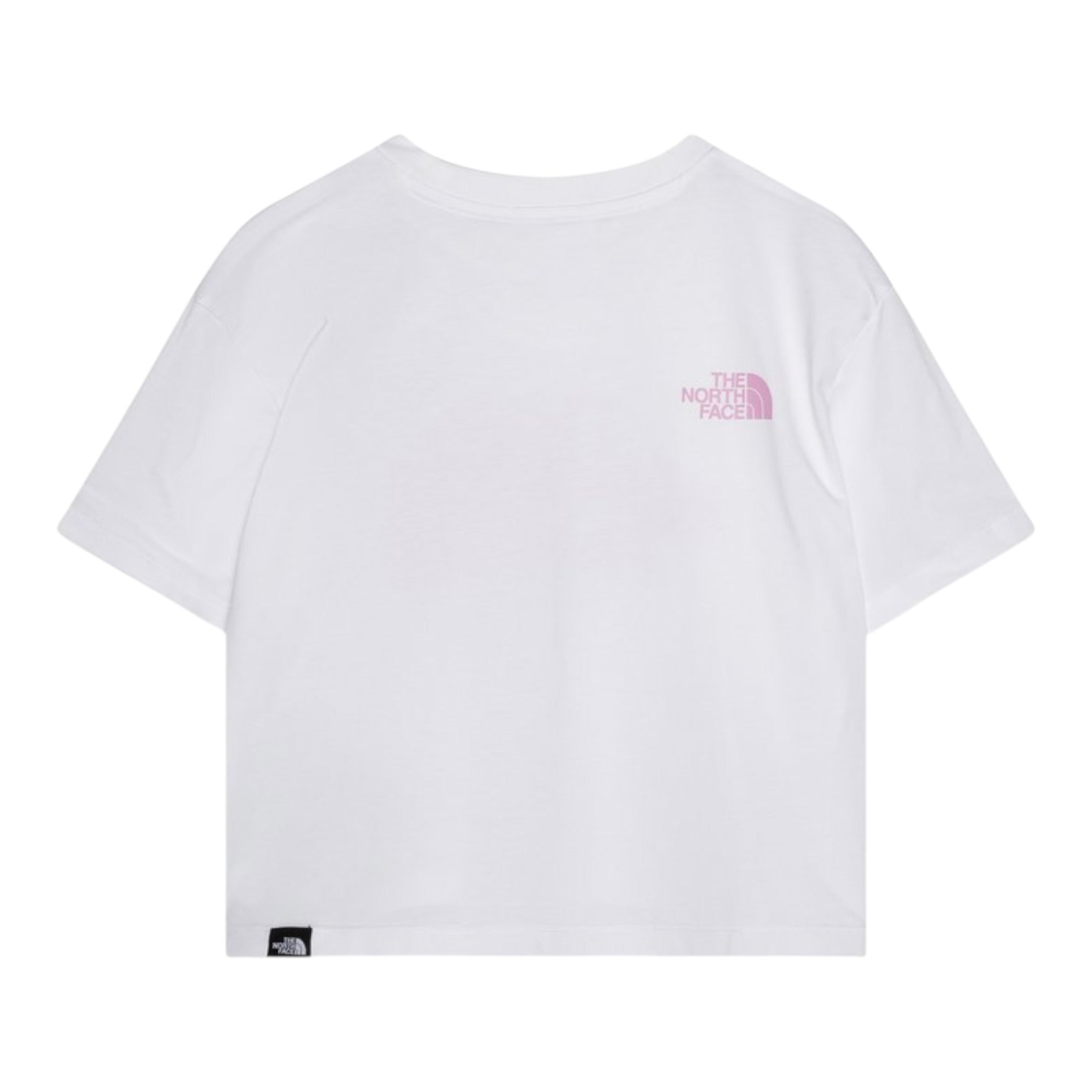 The North Face T-Shirt Girocollo tinta unita con Stampa Bianco per Bambina NF0A8DRQ9ZT BIANCO THE NORTH FACE 