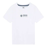 Timberland T-Shirt Girocollo Tinta Unita con Stampa per Bambino T60084 BIANCO TIMBERLAND 