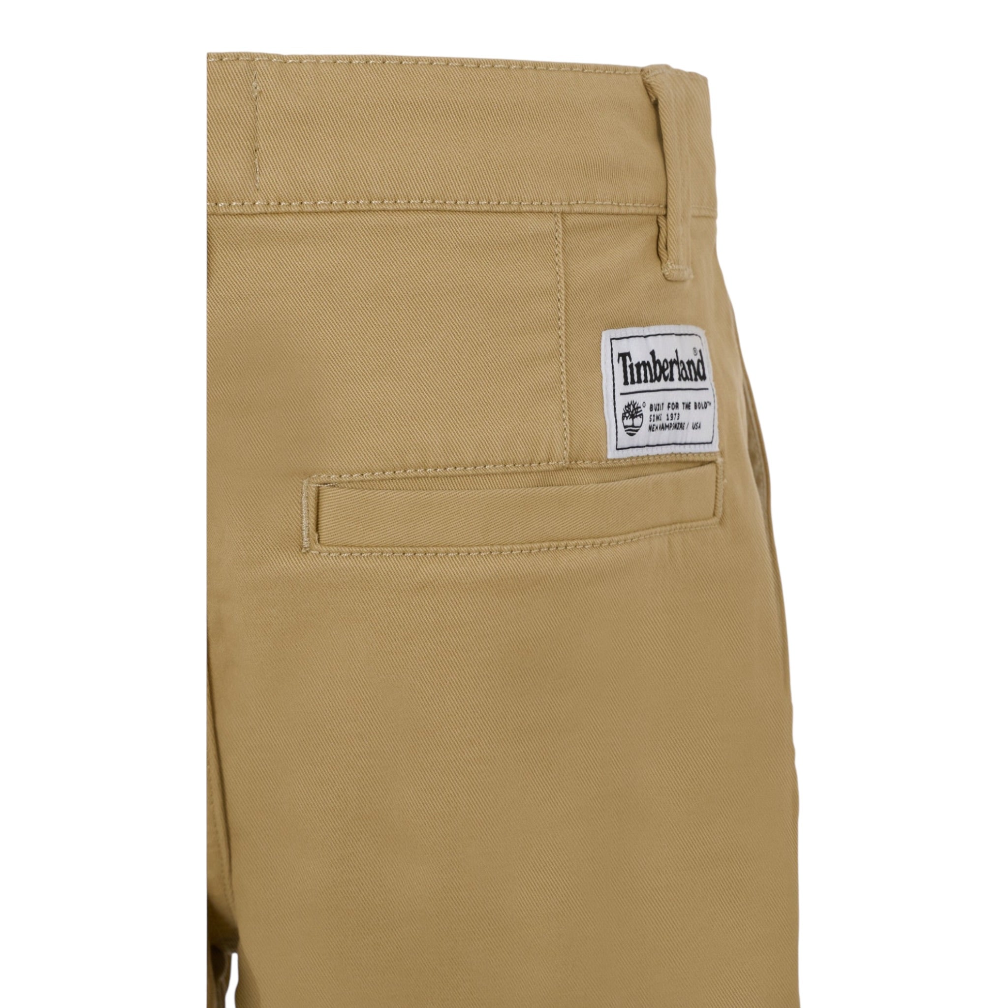 Timberland Bermuda Tinta Unita con Tasche America per Bambino T60453 BEIGE TIMBERLAND 