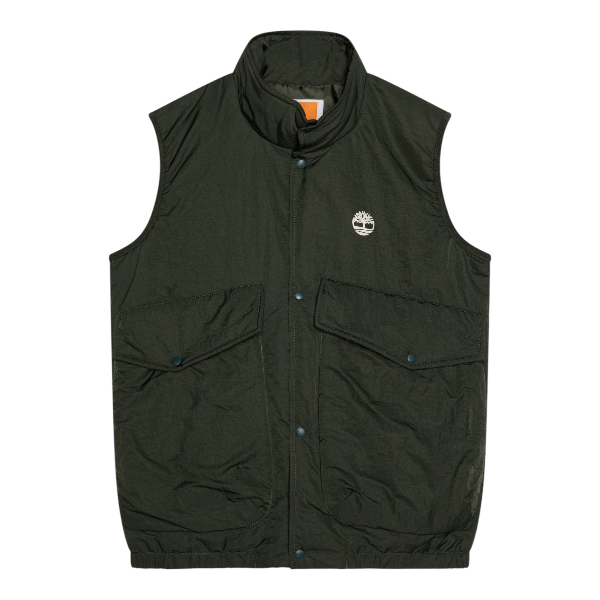 Timberland Smanicato Tinta Unita con Logo per Bambino T60480 VERDE TIMBERLAND 