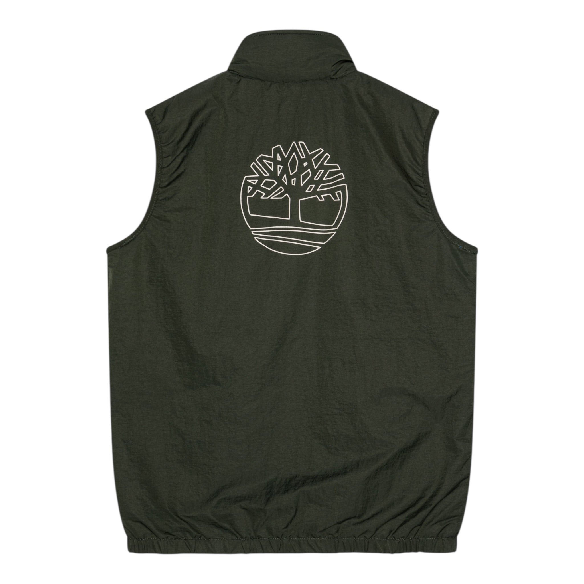 Timberland Smanicato Tinta Unita con Logo per Bambino T60480 VERDE TIMBERLAND 