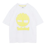 Timberland T-Shirt Girocollo Tinta Unita con Stampa per Bambino T60482 BIANCO TIMBERLAND 