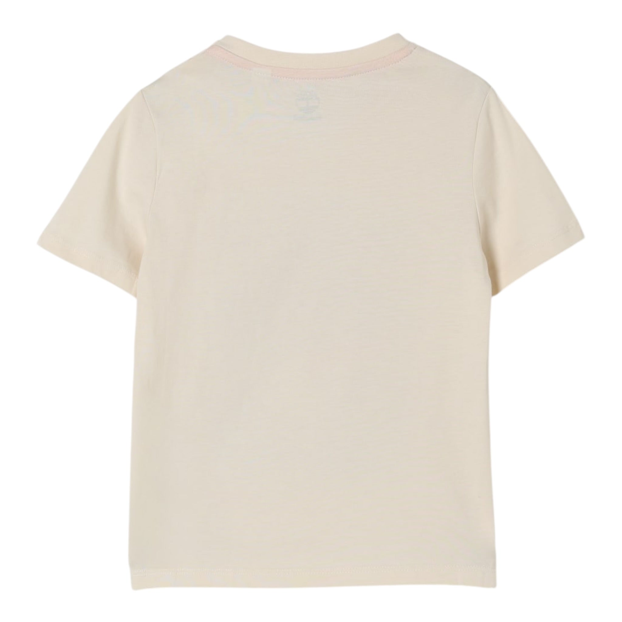 Timberland T-Shirt Girocollo Tinta Unita con Stampa per Bambino T60511 BEIGE TIMBERLAND 