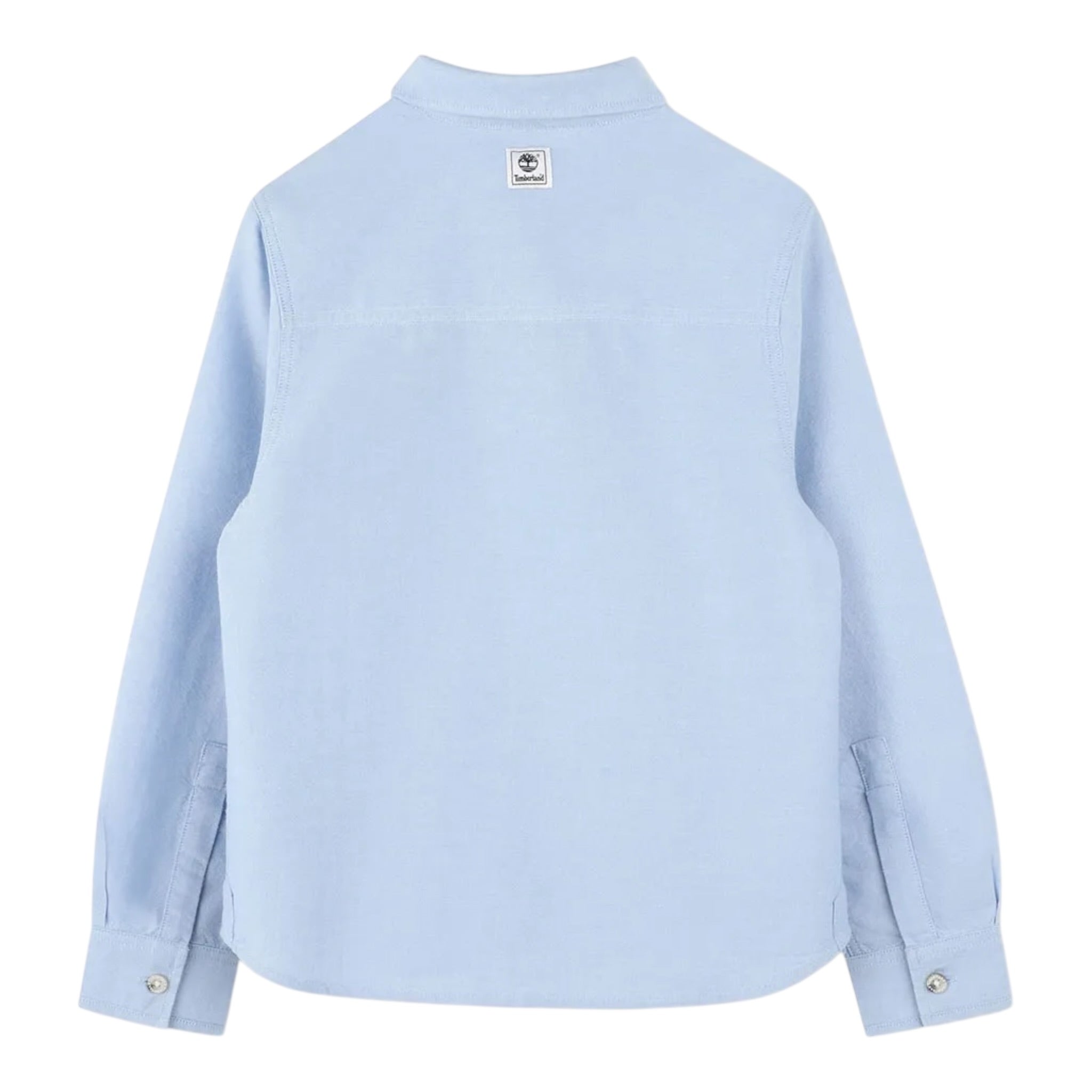Timberland Camicia Manica Lunga Tinta Unita per Bambino T60519 AZZURRO TIMBERLAND 
