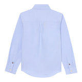 Tommy Hilfiger Camicia Manica Lunga Tinta Unita per Bambino KB0KB08728 AZZURRO TOMMY HILFIGER 