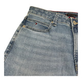 Tommy Hilfiger Bermuda In Denim Tinta Unita per Bambino KB0KB09039 AZZURRO TOMMY HILFIGER 