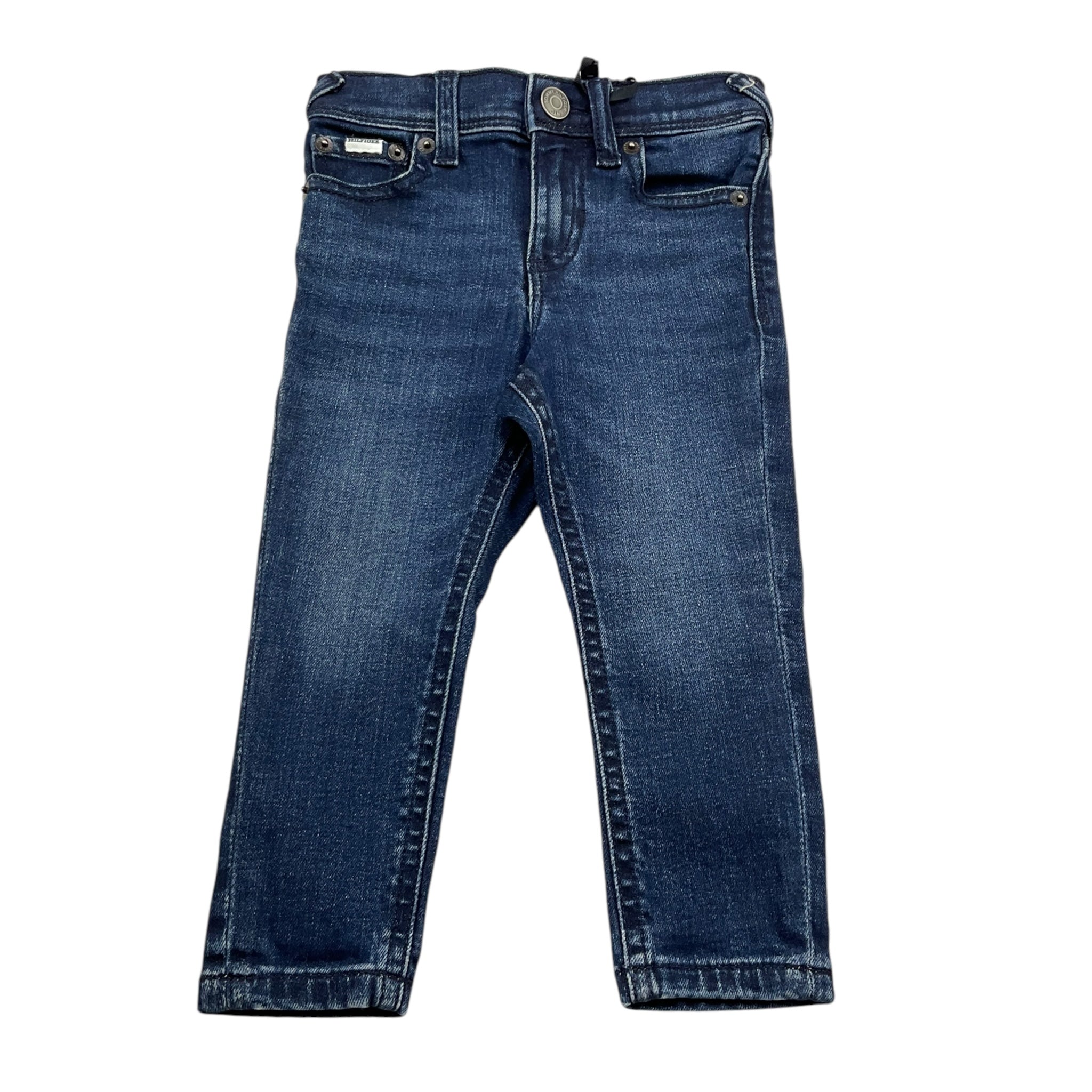 Tommy Hilfiger Bermuda In Denim Tinta Unita per Neonato KB0KB09041N BLU TOMMY HILFIGER 