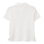 Tommy Hilfiger Polo Mezza Manica Tinta Unita per Bambino KB0KB09333 BIANCO TOMMY HILFIGER 