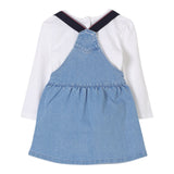 Tommy Hilfiger Completo 2 Pezzi Shirt-Abito per Neonata KN0KN01977 AZZURRO TOMMY HILFIGER 