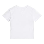 Tommy Hilfiger T-Shirt Girocollo Tinta Unita con Logo per Neonato KN0KN02024 BIANCO TOMMY HILFIGER 