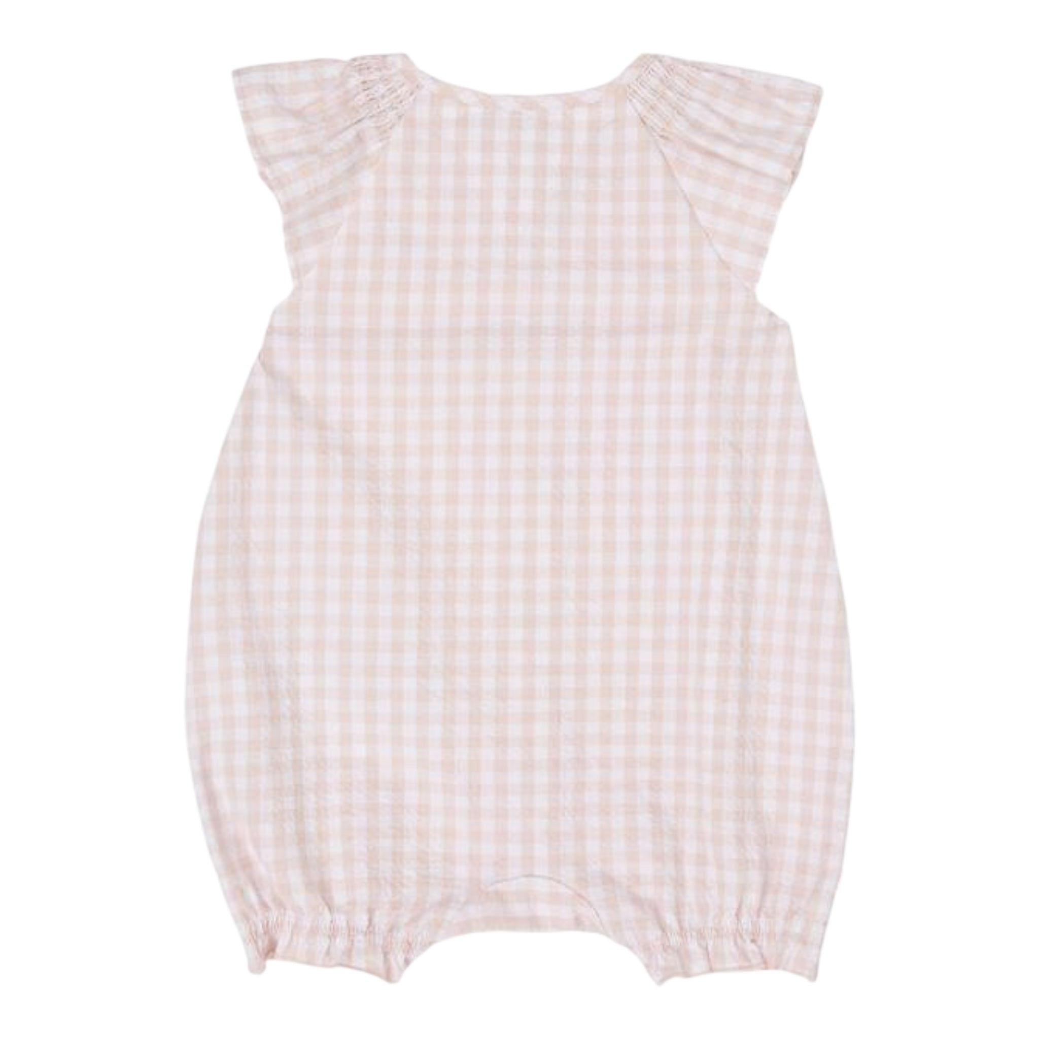 Tommy Hilfiger Pagliaccetto Tinta Unita con Fantasia Quadri per Neonata KN0KN0 ROSA TOMMY HILFIGER 