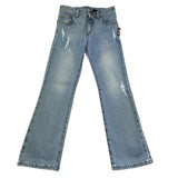 Trussardi Jeans Tinta Unita con Girovita Regolabile per Bambino JGP26196JE AZZURRO TRUSSARDI 
