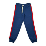 Trussardi Pantalone Tuta Tinta Unita con Profili In Contrasto per Bambino TBP26054PA BLU TRUSSARDI 