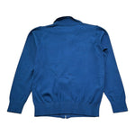 Trussardi Maglia Tinta Unita con Zip E Logo per Bambino TBP26080CD BLU TRUSSARDI 
