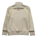 Trussardi Felpa con Zip Tinta Unita E Logo per Bambino TBP26149FE BEIGE TRUSSARDI 