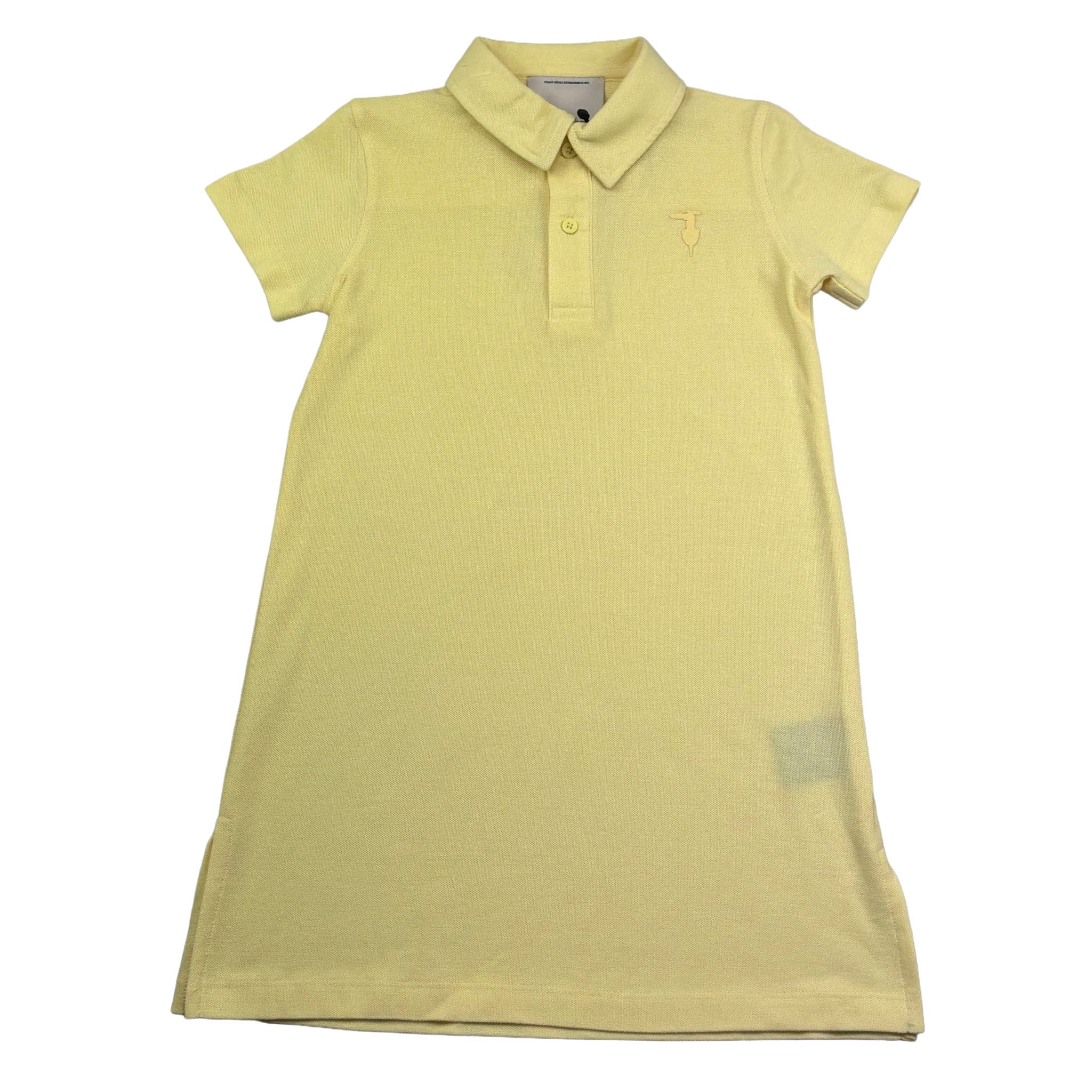Trussardi Abito Giromanica Tinta Unita per Bambina TGP26006VE GIALLO TRUSSARDI 