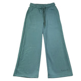 Trussardi Pantalone Tuta Modello Palazzo Tinta Unita per Bambina TGP26012PA VERDE TRUSSARDI 