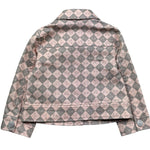 Trussardi Giubbino Fantasia Rombi Bicolore per Bambina TGP26052GC ROSA TRUSSARDI 