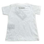 Trussardi T-Shirt Girocollo Tinta Unita con Stampa per Neonata TIP21107 BIANCO TRUSSARDI 