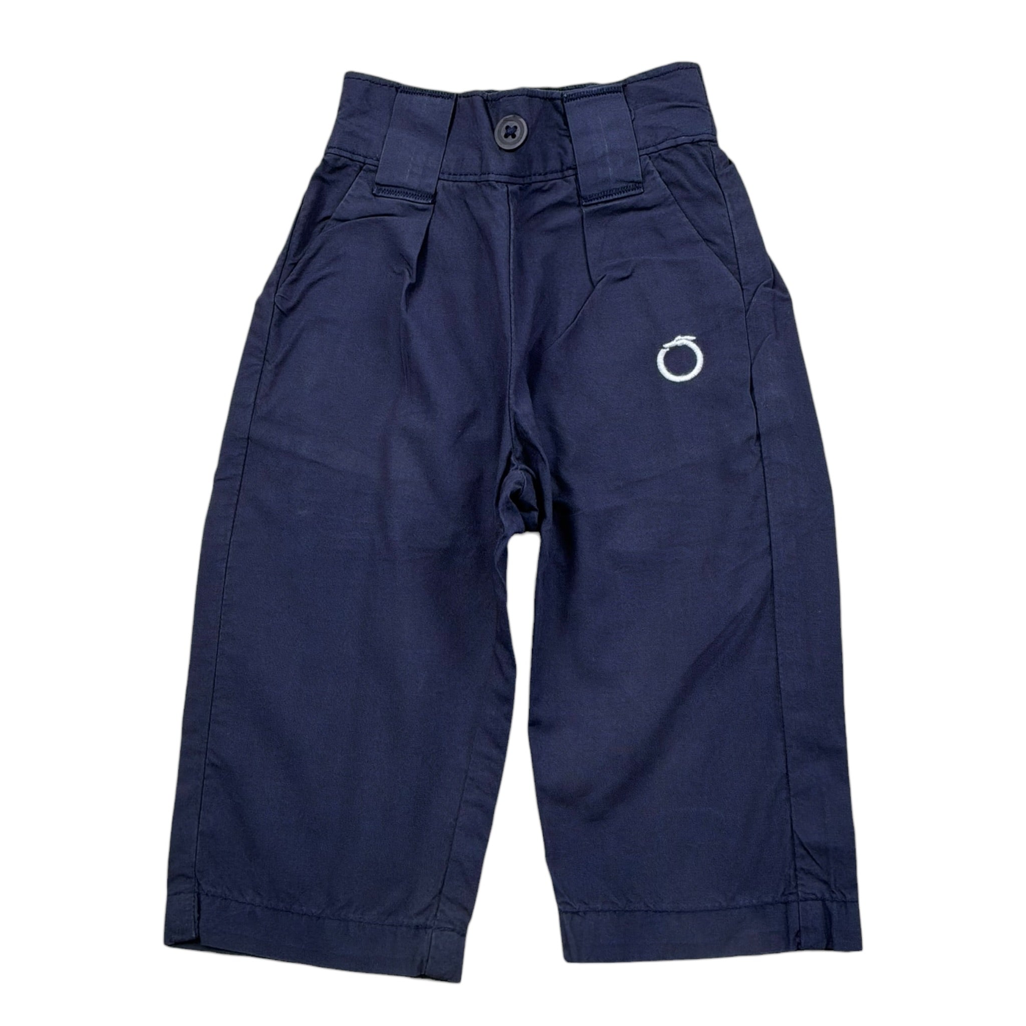 Trussardi Pantalone Tinta Unita con Elastico In Vita per Neonato TIP24072PA BLU TRUSSARDI 