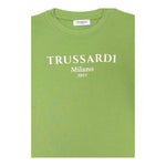 Trussardi T-Shirt Girocollo Tinta Unita con Stampa per Neonato TIP250111TS VERDE TRUSSARDI 
