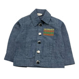 Trussardi Camicia In Denim Tinta Unita con Stampa per Neonato TIP25019GB AZZURRO TRUSSARDI 