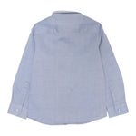 Trussardi Camicia Manica Lunga Tinta Unita per Neonato TIP25047CA AZZURRO TRUSSARDI 