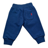 Trussardi Pantalone Tuta Tinta Unita con Logo per Neonato TIP26003PA BLU TRUSSARDI 