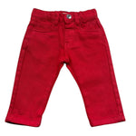 Trussardi Pantalone Tinta Unita con Girovita Regolabile per Neonato TIP26006PA ROSSO TRUSSARDI 