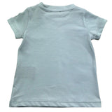 Trussardi T-Shirt Girocollo Tinta Unita con Logo per Neonato TIP26010TS VERDE ACQUA TRUSSARDI 