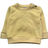 Trussardi Felpa Chiusa Girocollo Tinta Unita con Logo per Neonata TIP26014FE GIALLO TRUSSARDI 